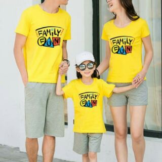 Đồng phục gia đình thun cotton
