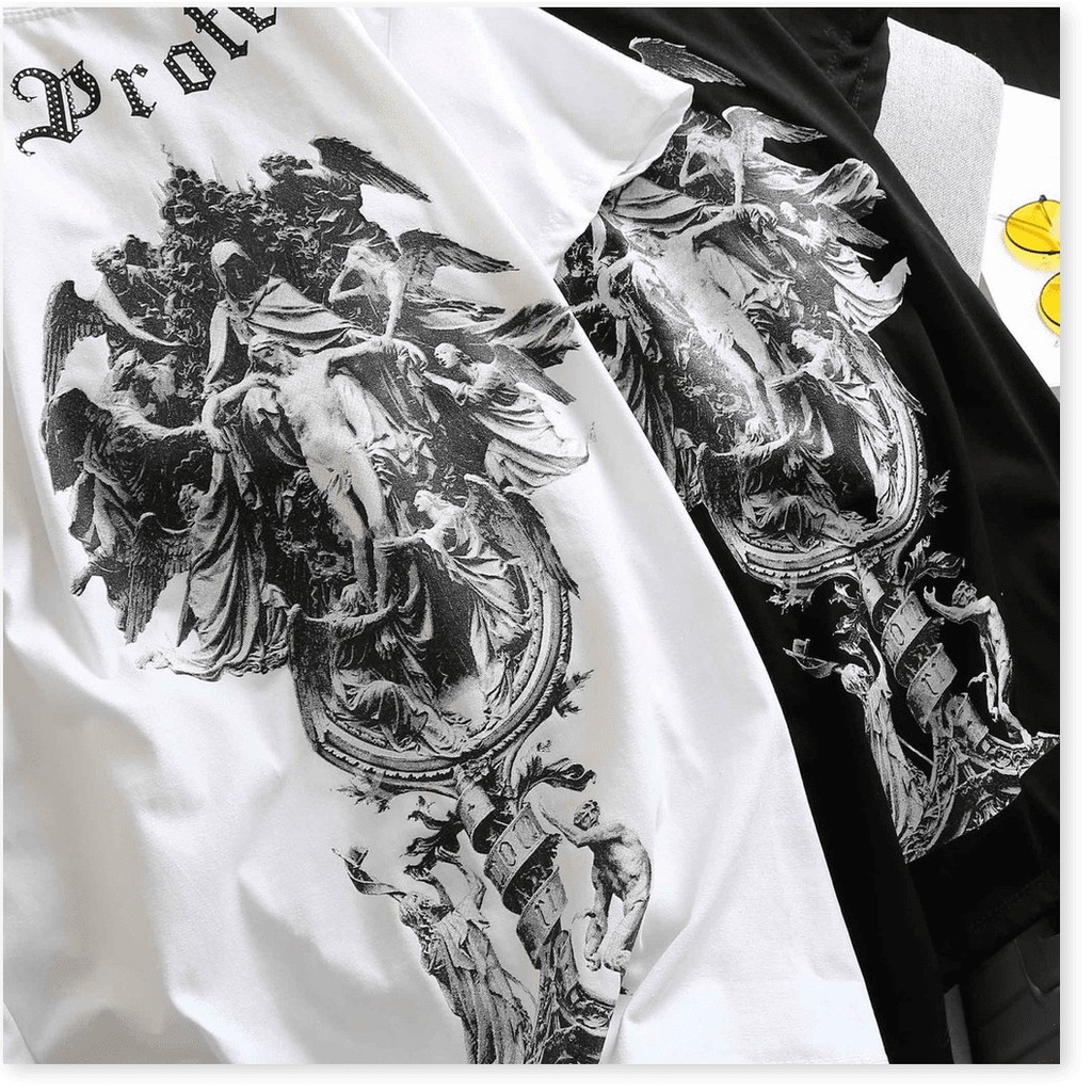 ÁO THUN COTTON CỔ TRÒN FROM RỘNG THIẾT KẾ HỌA TIẾT SIÊU NGẦU,,CHẤT VẢI THỜI TRANG MỚI KME