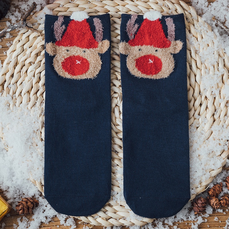 Tất vớ giáng sinh noel cổ ngắn unisex - Mừng noel