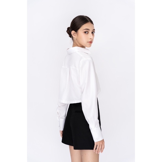 Áo sơmi croptop &quot;Malin Top&quot; Ellyclothing