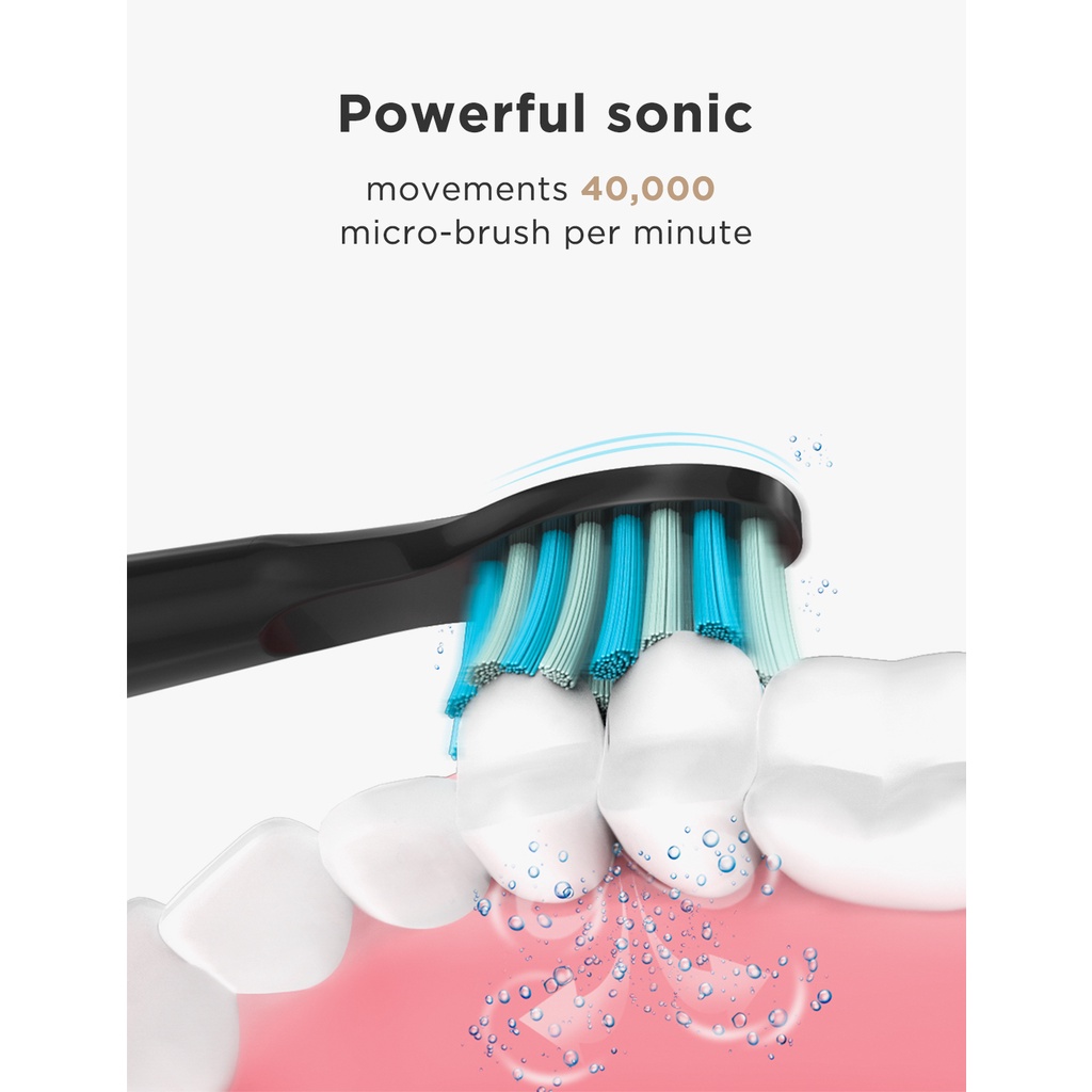 Bàn chải đánh răng điện Fairywill 507 kèm 8 đầu thay thế