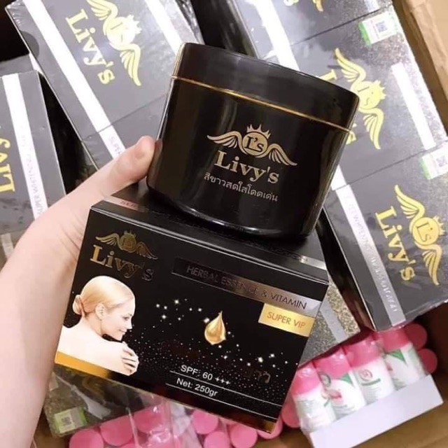 Kem body Livy’s đen chính hãng Thái Lan 250ml