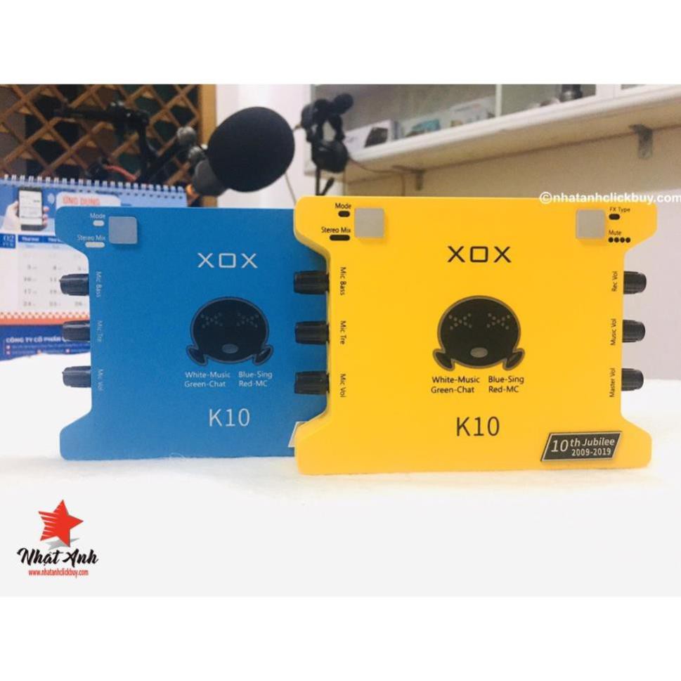Combo Thu Âm Livestream Mic BM900 Sound Card XOX K10 2020 bản tiếng anh Chân Kẹp Màng Lọc Tai Nghe