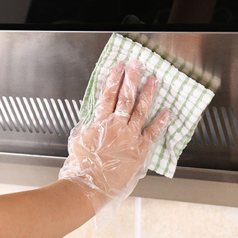 Bộ 100/200 Găng Tay Nilon Trong Suốt Sử Dụng Một Lần Cr1