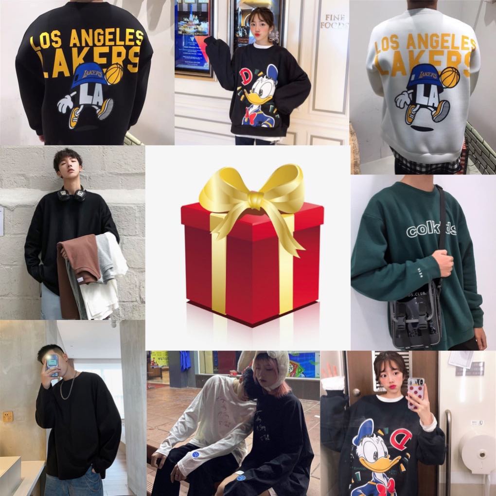 Áo sweater ngẫu nhiên nam nữ Kun Shop