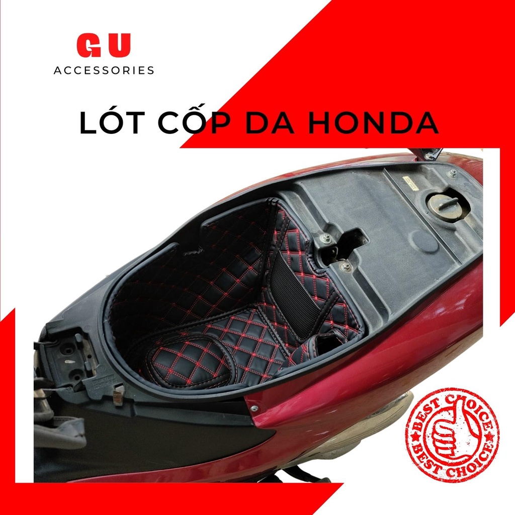 Lót cốp xe máy HONDA Dylan chất liệu da cao cấp chống nóng thiết kế có túi sang trọng GU