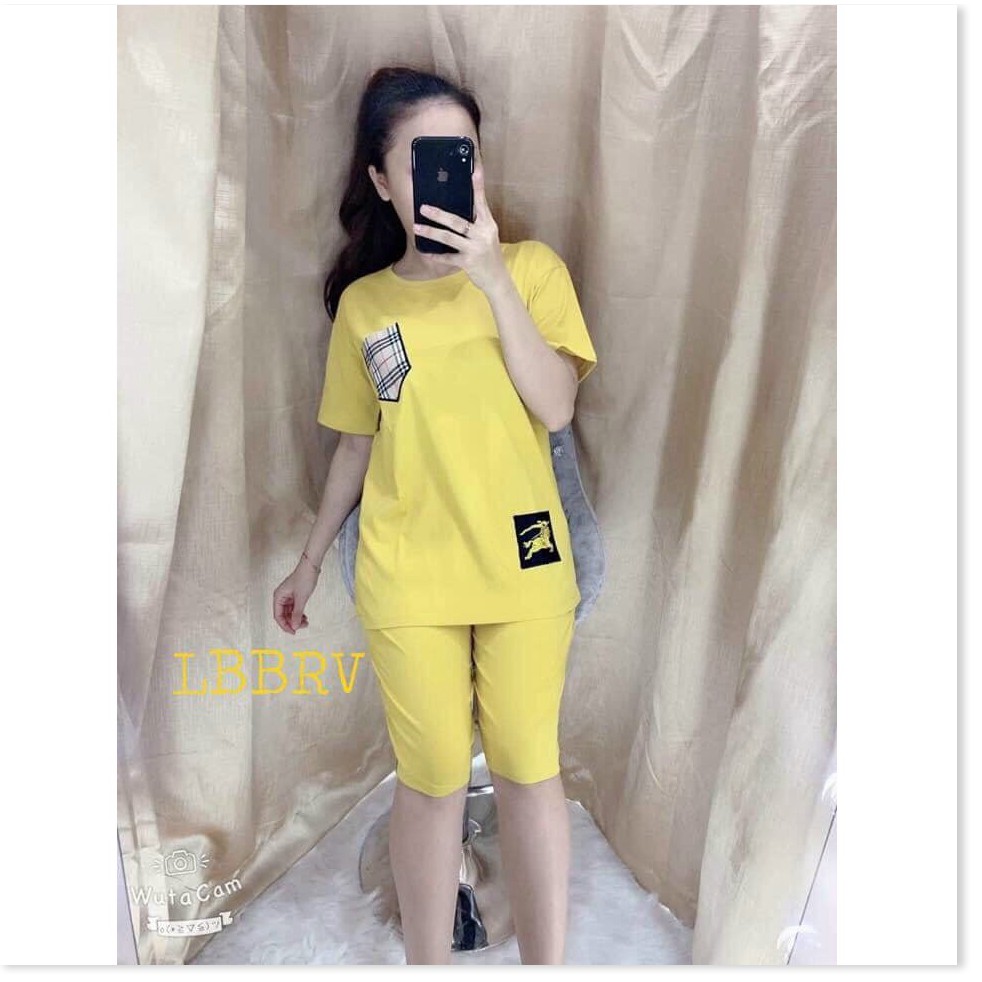 SET BỘ THUN NỮ,THIẾT KẾ HỌA TIẾT XINH XẮN,CHẤT LIỆU VÃI CO GIẢN VÀ MỀM MỊN  THỜI TRANG KME.STORE