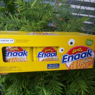 Mì Ăn Sống Enaak Hộp 24 gói Nhập Khẩu Indo