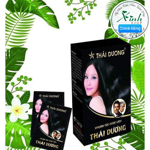 NHUỘM TÓC DƯỢC LIỆU THÁI DƯƠNG - hộp màu đen