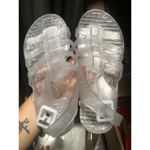 Giày sandal quai gót nhựa dẻo hàng cao cấp dạo phố