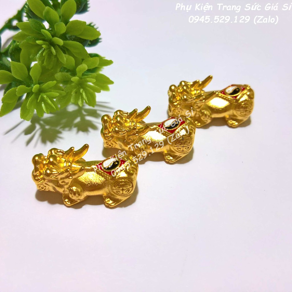 [CAM KẾT CHẤT LƯỢNG] [CỰC ĐẸP] TỲ HƯU PHONG THỦY BẰNG ĐỒNG MẠ VÀNG 24K LÀM VÒNG TAY [GIÁ ƯU ĐÃI]