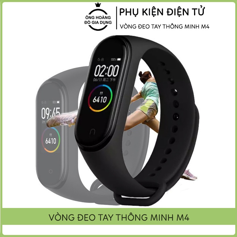 Đồng Hồ Thông Minh M4 Kết Nối Bluetooth, Chống Nước, Theo Dõi Sức Khỏe, Bước Chạy, Nhịp Tim