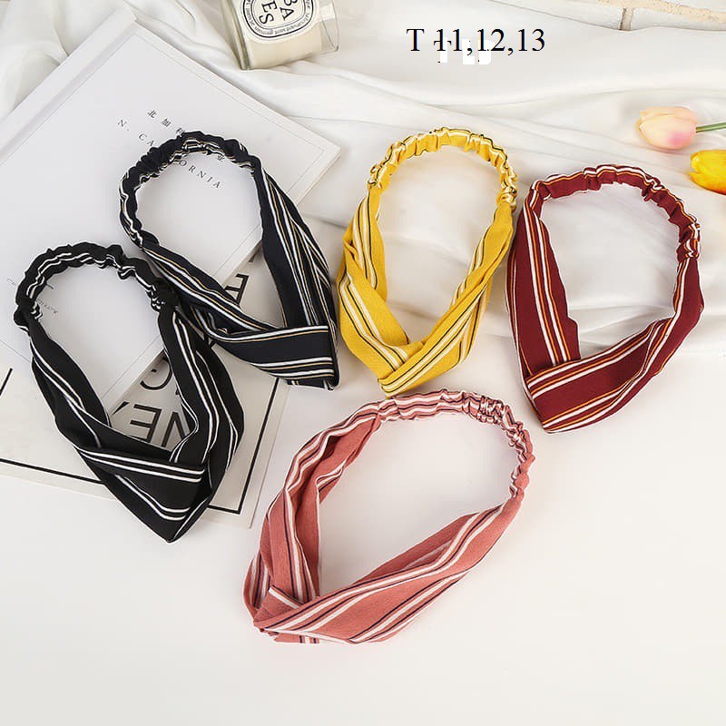 Turban kẻ trẻ trung cá tính