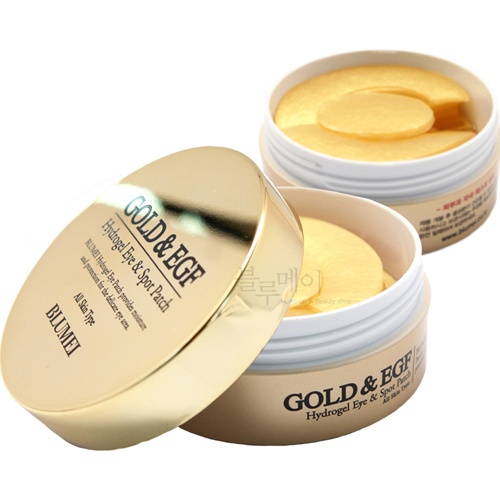 Hộp mặt nạ mắt tinh chất vàng Collagen Luxury Gold Hydrogel Eye.