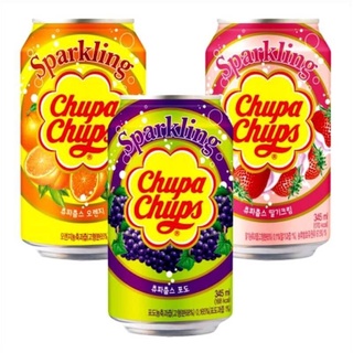 Nước soda trái cây Chupa Chups Hàn Quốc 345ml