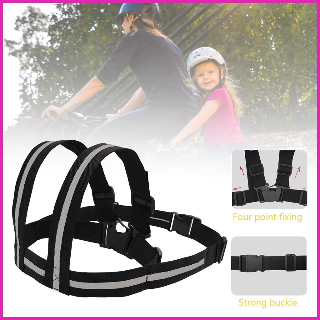 Đai An Toàn Cho Bé Khi Đi Xe Máy Có Tay Cầm Phản Quang Tiện Dụng