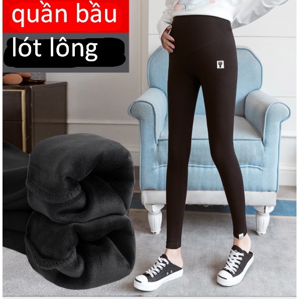 Quần bầu lót lông tag mèo