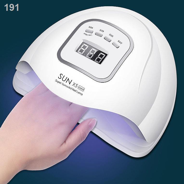 【HOT】Đèn chiếu nghệ thuật móng tay cảm ứng thông minh nướng sơn bóng công suất cao 120W Sunx5max không đau và đen