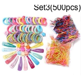 SET 780 CHI TIẾT  CỘT KẸP  TÓC CHo bé