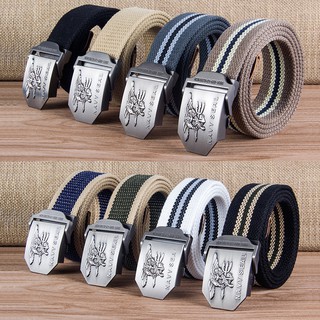 Thắt lưng HOCO vải canvas họa tiết rằn ri độc đáo