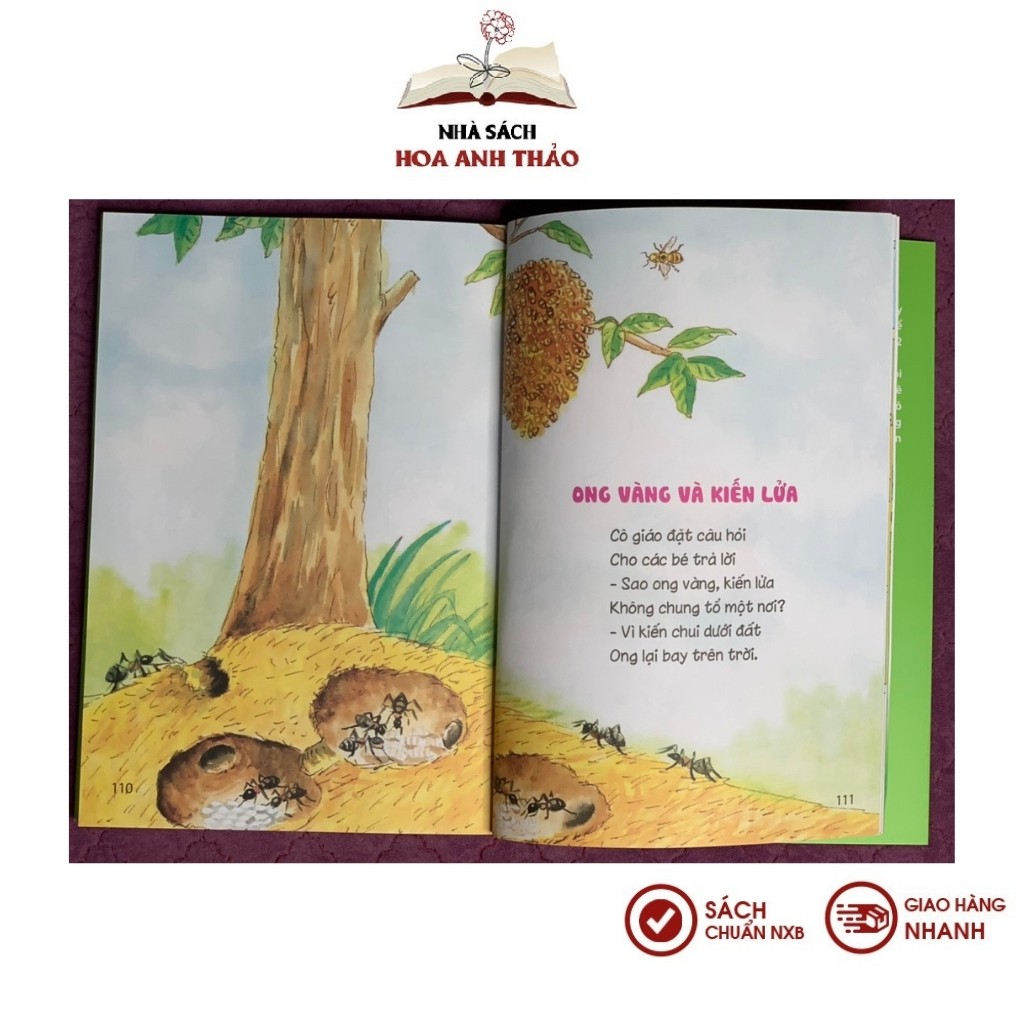 Sách Tuyển Tập Truyện Thơ Cho Bé 35 Tuổi (3 tập lẻ tùy chọn)