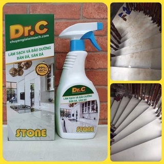 Tẩy đa năng DrC Stone tẩy rửa bàn đá, sàn đá, tường sơn 500ml chính hãng