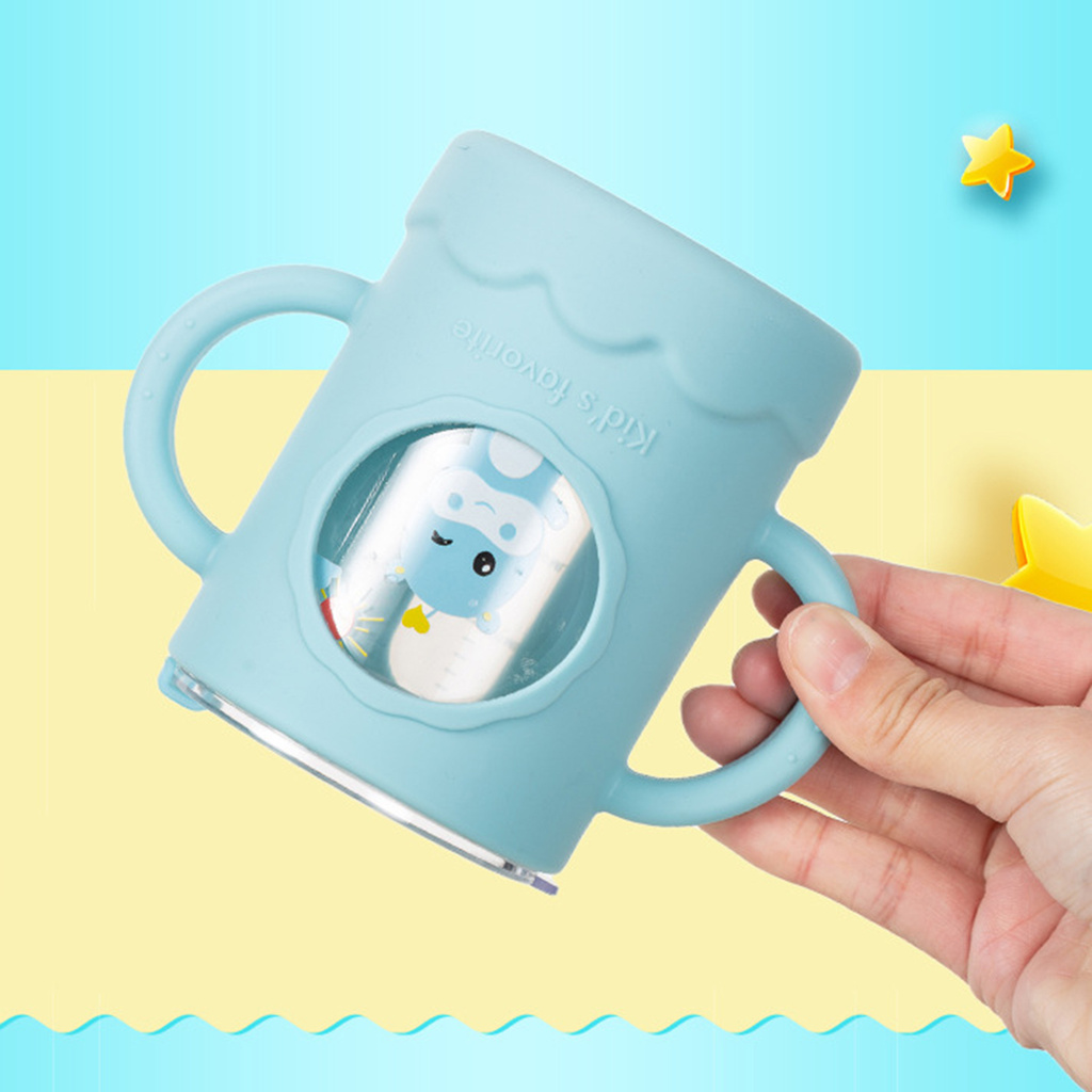 Ly sữa hình hoạt hình đáng yêu cho bé dung tích 250ml