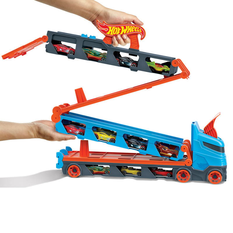 Đồ Chơi Mô Hình HOT WHEELS Xe Vận Chuyển Cao Tốc GVG37