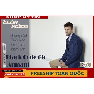 Nước hoa MINI nam thơm lâu Sansiro Thổ Nhĩ Kỳ 8ml - E70 - [ Giá tốt - CHÍNH HÃNG ]