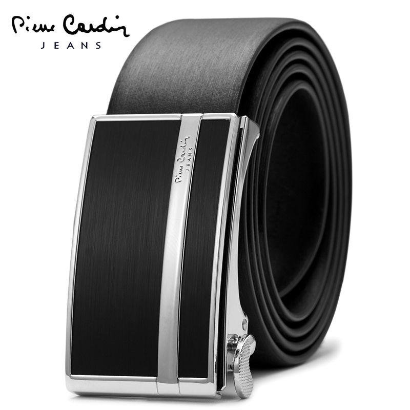 Thắt Lưng Nam Pierre Cardin Da Bò Khóa Trơn Dây nịt Nam cao cấp Hợp Thời Trang Quà Tặng