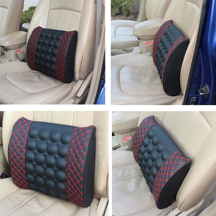 Đệm Tựa Lưng Massage Ô Tô - Kèm Theo Remoto Điều Khiển - Xài Điện Tẩu 12V CARZONE.TOP