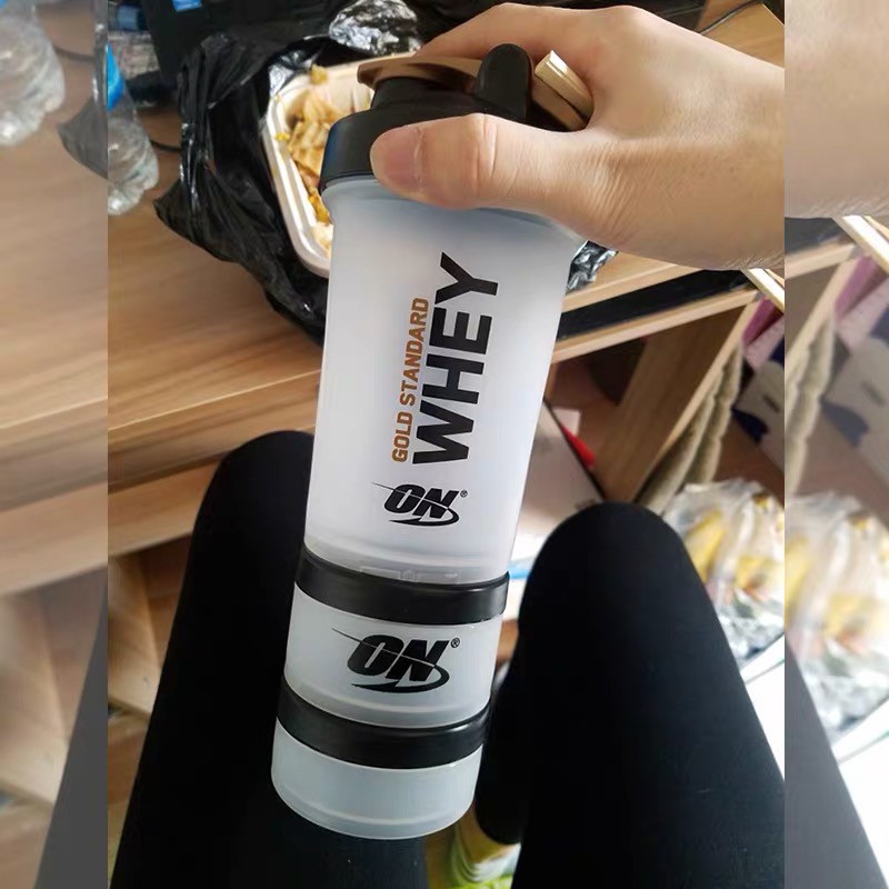Bình đựng nước bình lắc Shake bottle ON Gold Standard 3 ngăn tiện dụng