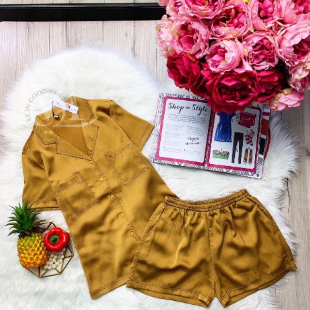 Combo bộ đùi satin lụa