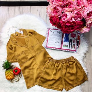 Combo bộ đùi satin lụa