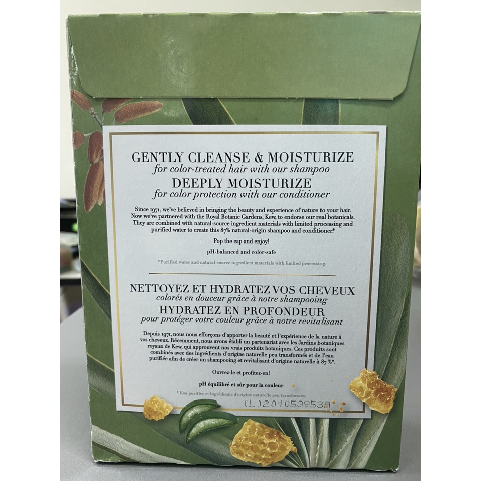 "Có BILL USA - Auth" BỘ DẦU GỘI & XẢ MẬT ONG - HERBAL ESSENCES BIO