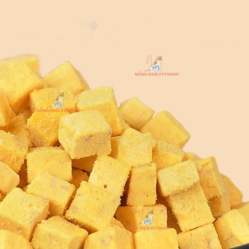 Lòng đỏ trứng sấy cho mèo, chó, hamter, thức ăn hạt cho chó mèo 500gr