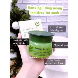 Mặt nạ ngủ trà xanh INNISFREE Green Tea Sleeping Mask