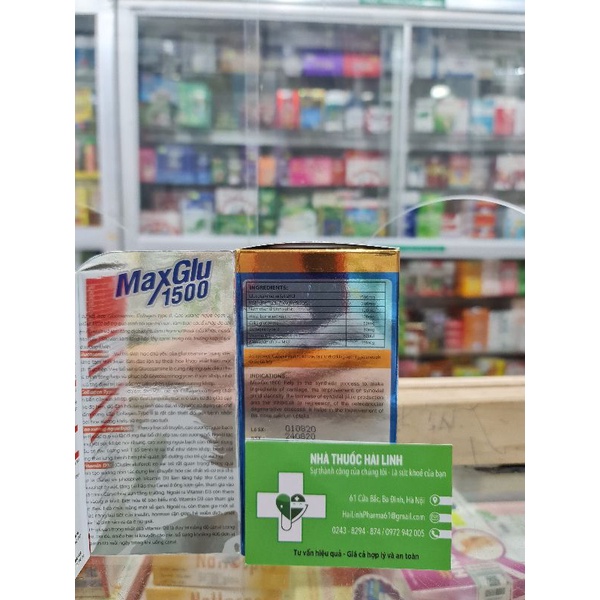 Viên Xương khớp MAXGLU 1500⚡Chính hãng⚡Cao xương Ngựa bạch Hỗ trợ giảm đau xương khớp và phục hồi cấu trúc mô sụn