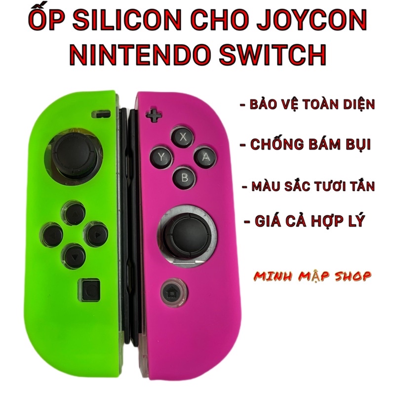Bọc Joycon Switch bằng silicon chống trầy,chống bẩn.