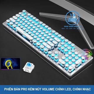 Bàn Phím Cơ Gaming Xịn Nút Tròn ⚡ CÓ PHẦN MỀM CHỈNH LED ⚡ Full Led RGB X9