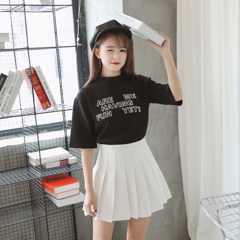 Chân váy xếp ly