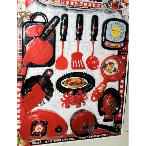 Một bộ đồ chơi nhà bếp cho bé bằng nhựa nhiều mẫu