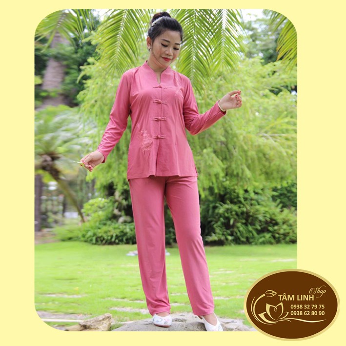 Đồ Lam Đi Chùa_Mẫu Bà Lai Nút Thắt