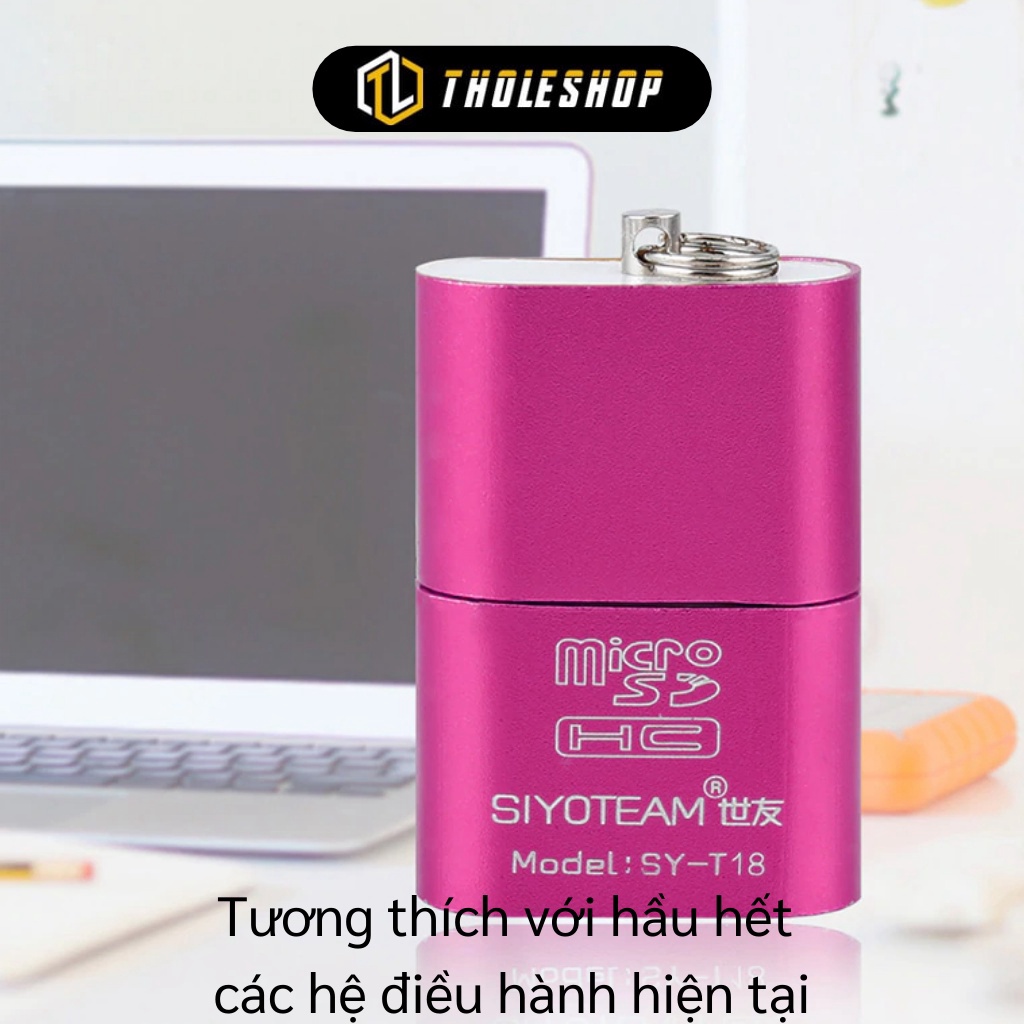 [SGD] Đầu Đọc Thẻ Nhớ - Đầu Đọc Thẻ Nhớ USB 2.0 Mini, Tốc Độ Truy Cập Lên Tới 480Mbps 7282