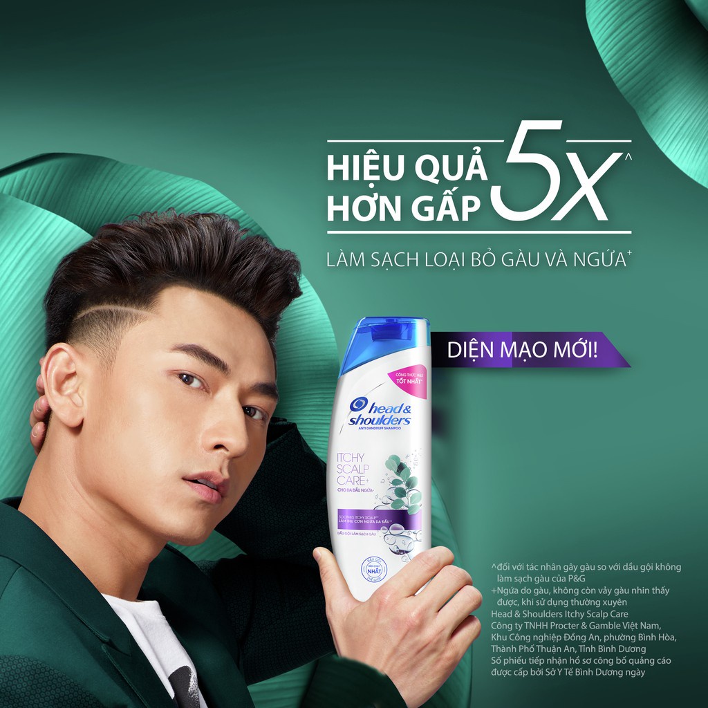 Dầu Gội Head And Shoulder Cool Menthol Bạc Hà Mát Lạnh