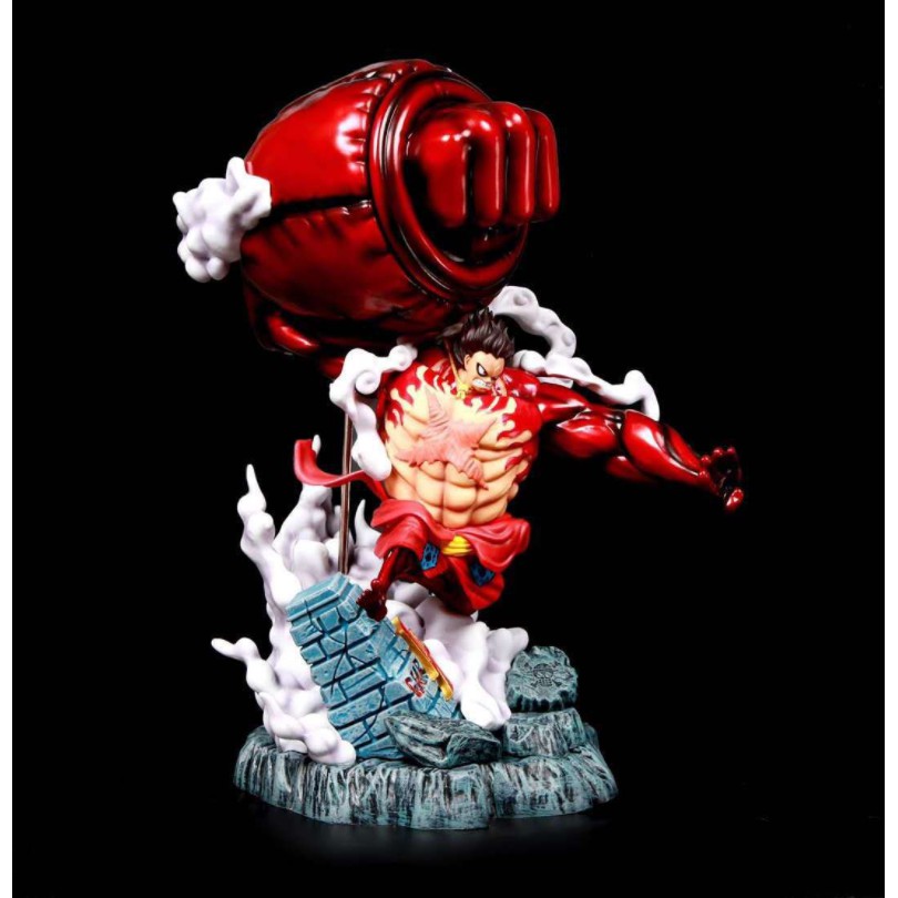 Mô Hình Figure One Piece Luffy Gear 4 cỡ lớn 43cm