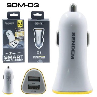 Tẩu Sạc Ô Tô Sendem D3 2 Cổng - Duyên Dáng Và Đẳng Cấp