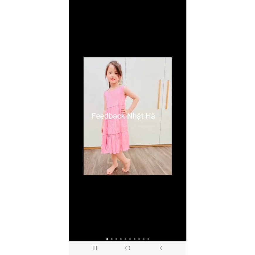 VÁY XÒE SÁT NÁCH ĐŨI XỐP CAO CẤP CỰC MÁT BÉ GÁI - ĐẦM TRẺ EM