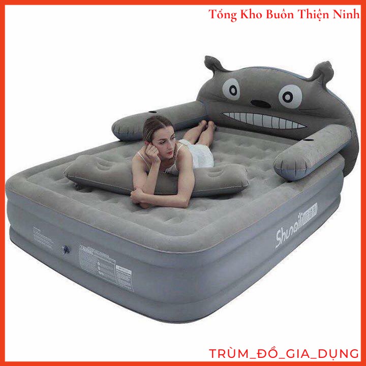 Giường Hơi Hình Thú 3 Tầng (Tặng Kèm Bơm Điện Và Gối)