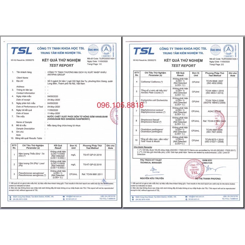 Nước Hồng Sâm Phúc Bồn Tử HANSUSAM HÀN QUỐC